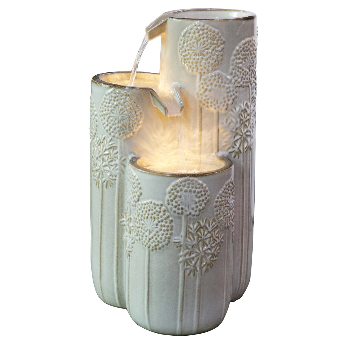 Lykke Fontän Bliss med LED-belysning