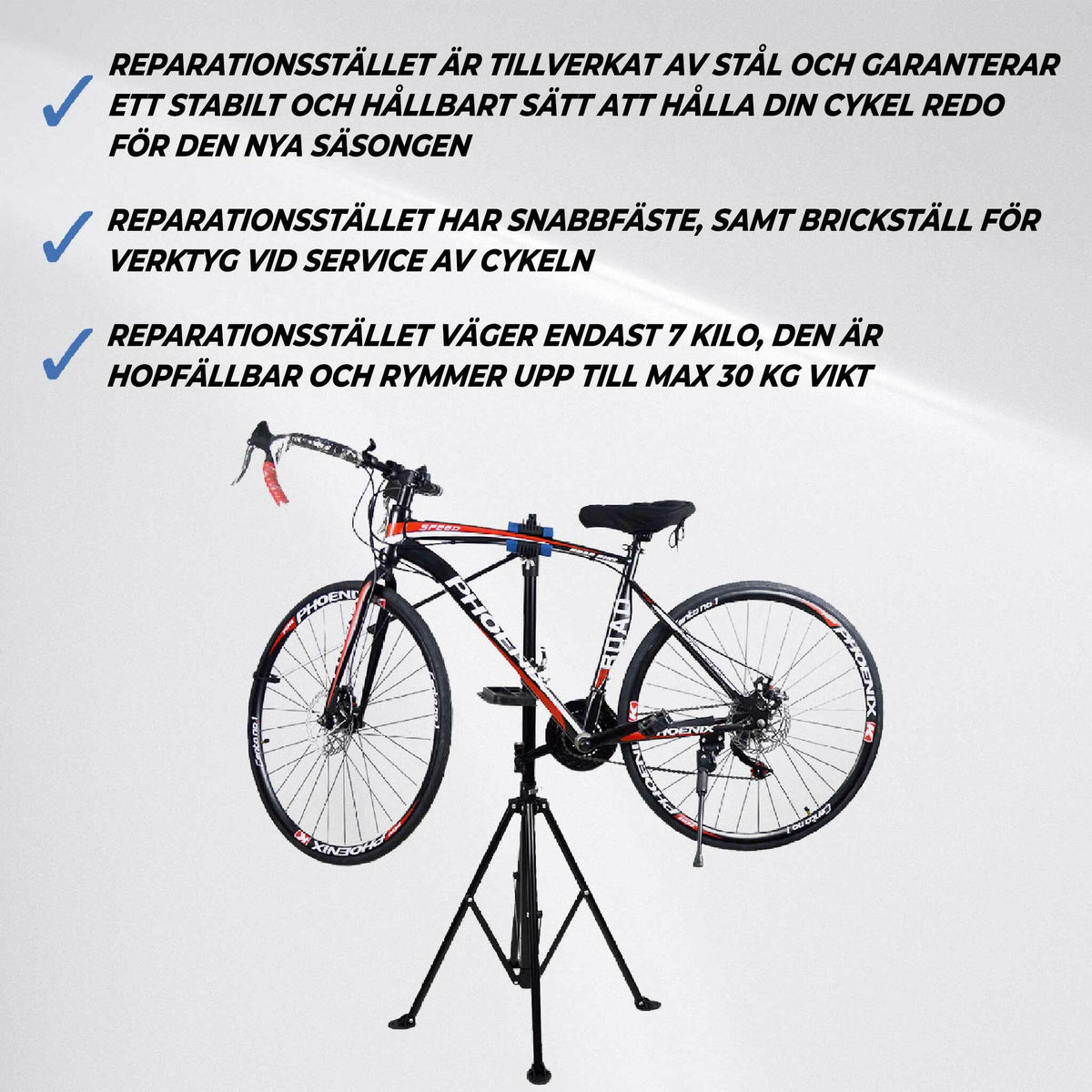 Trekker Cykelställ för reparation, Pro