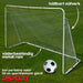 2 x Prosport Fotbollsmål Real 240 x 150 cm