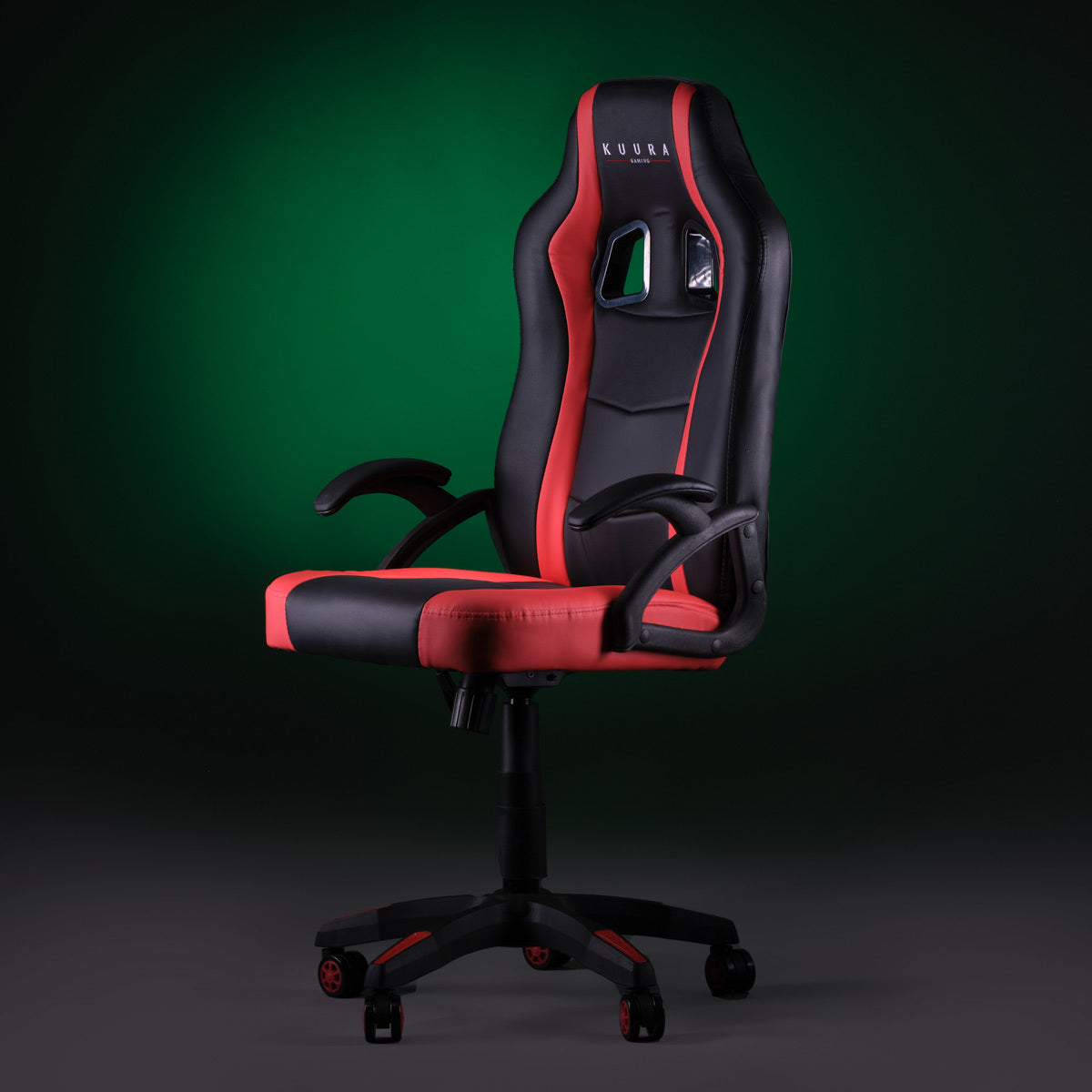 Kuura Gaming gamingstol Gamer, svart-röd