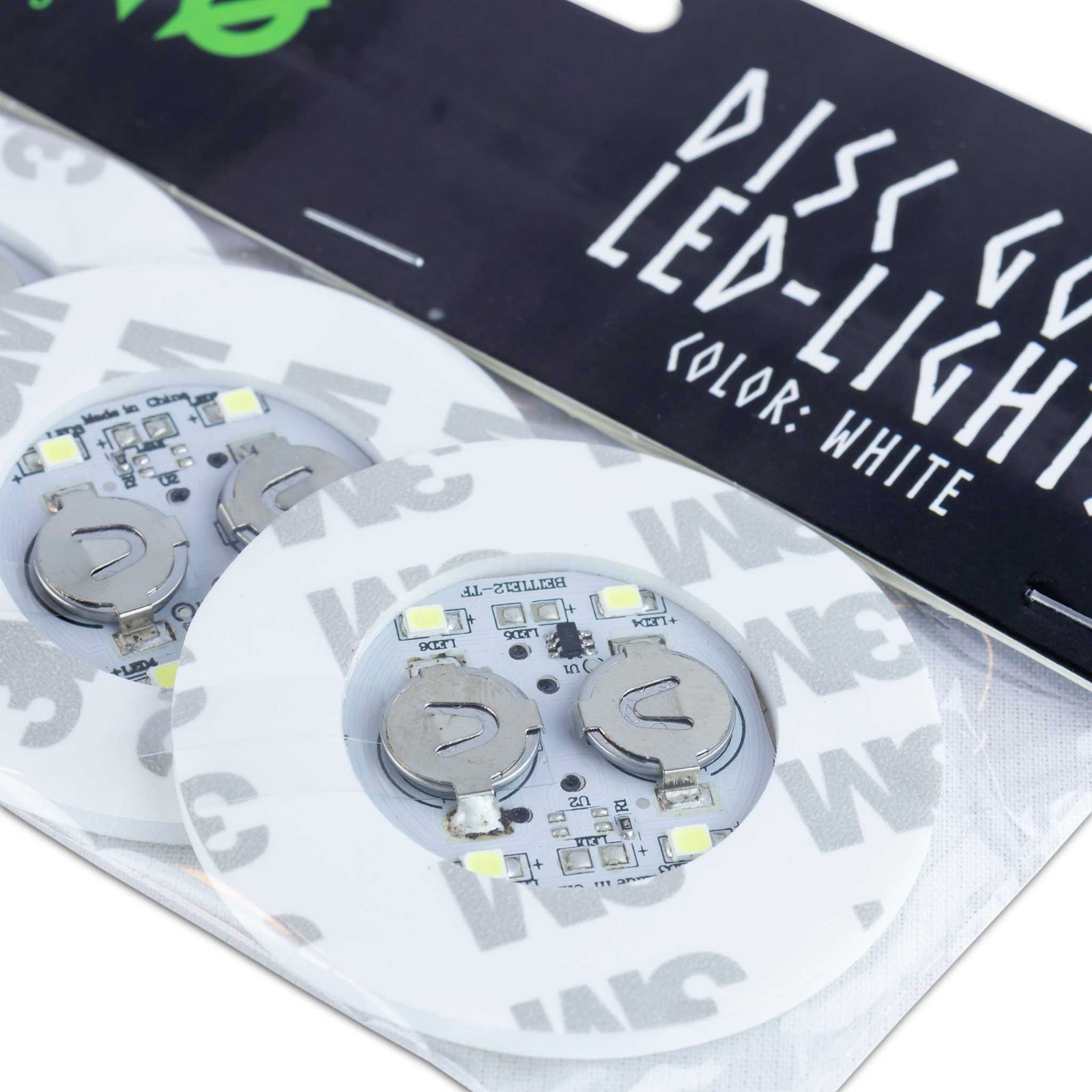 Viking Discs LED-ljus för disc golf, vit (4st)
