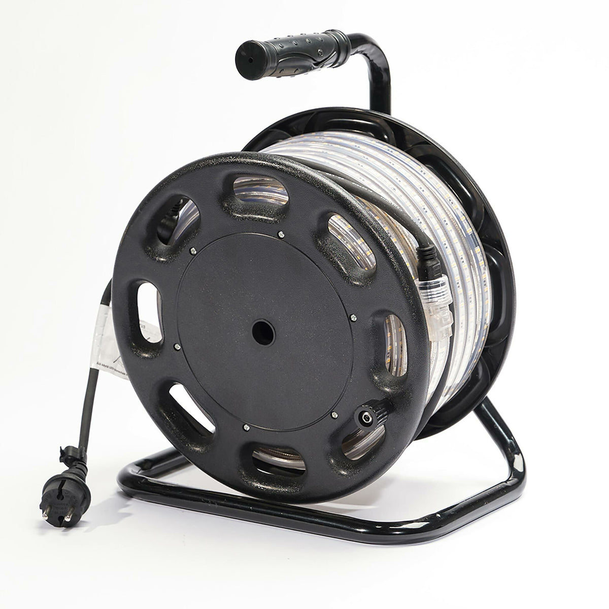 LED-strip FTLIGHT 230V 7W/m, 480lm/m, IP65, 4000K, 10 m, 1,5 m gummikabel med schukokontakt