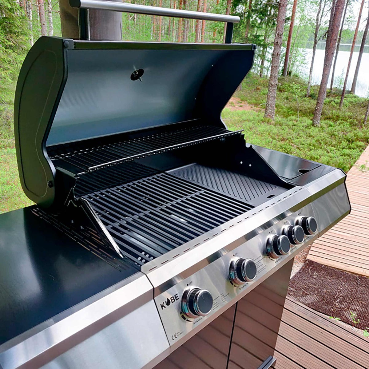 KOBE Gasolgrill STYLE BLACK 2023 4+1