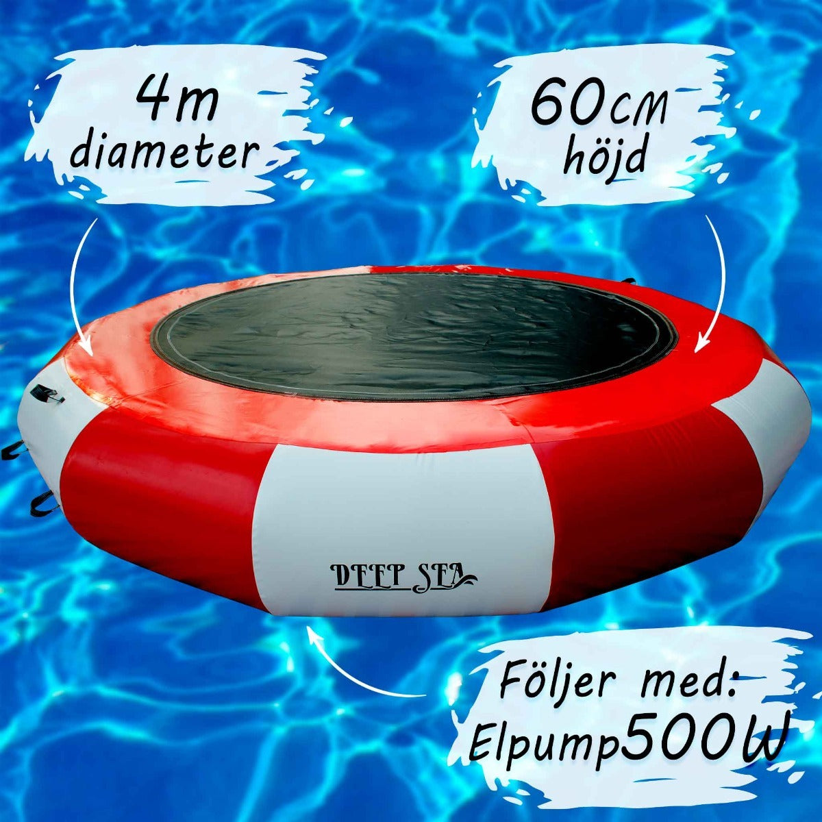 Deep Sea Vattenstudsmatta 4m