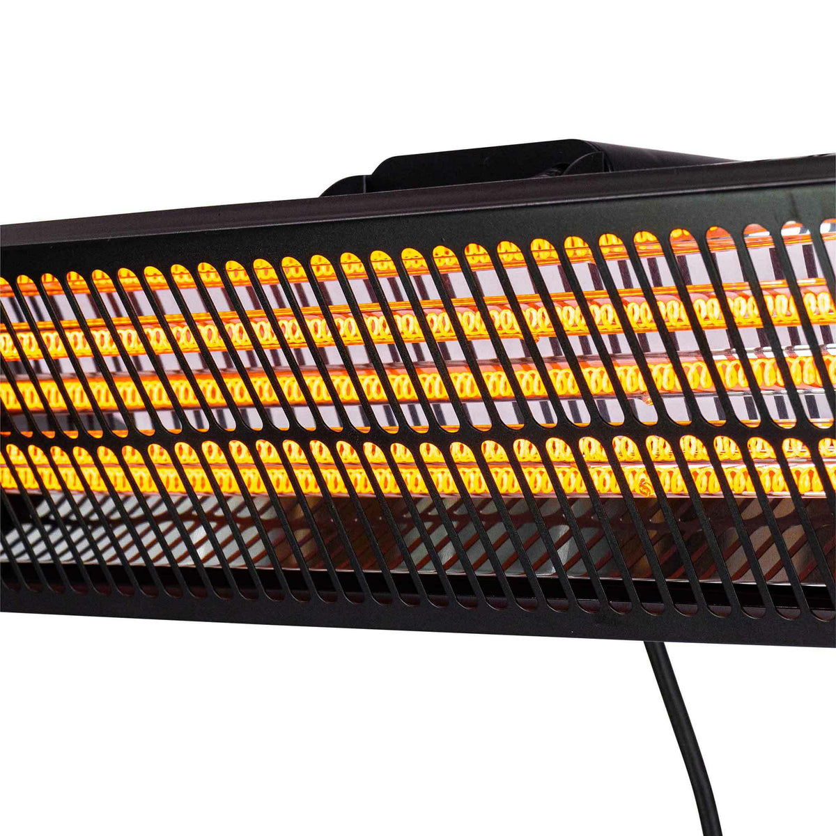 Fornorth Terrassvärmare väggmonterad Premium 2000W fjärrkontroll, svart