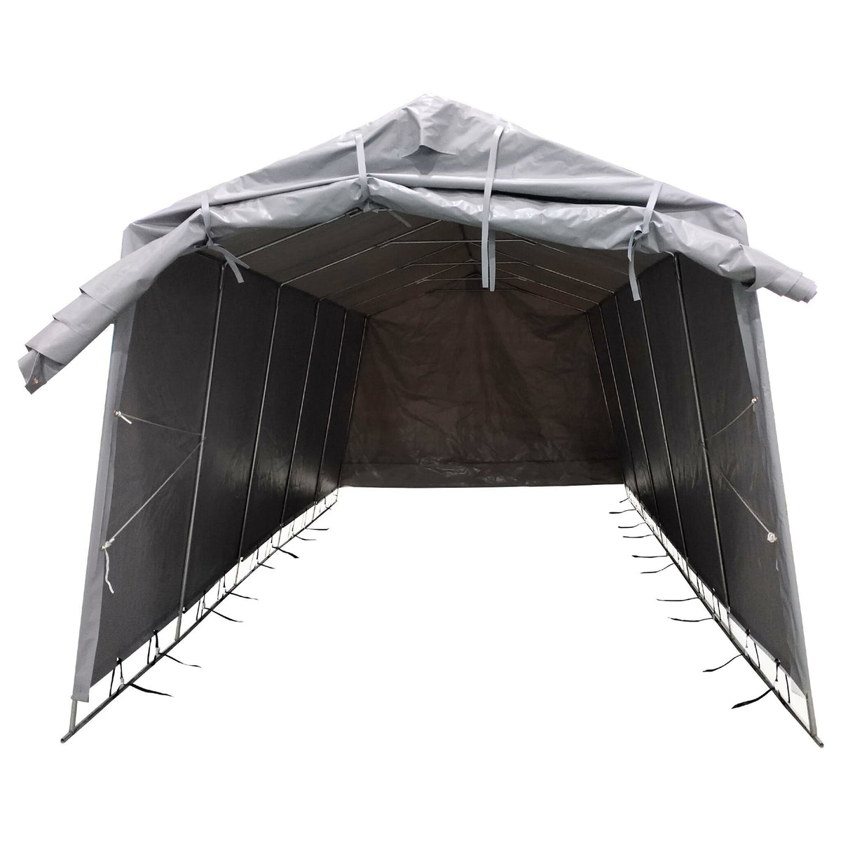 Fornorth Garagetält 2x3m, ljusgrå