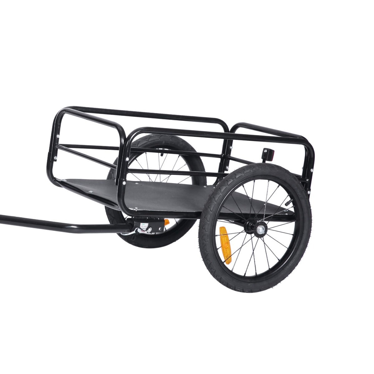 Trekker cykelkärra med en plastlåda