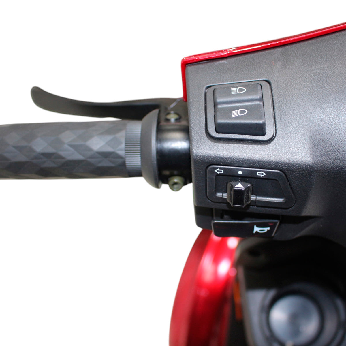 
              Arvo Promenadscooter med tak P600 Röd