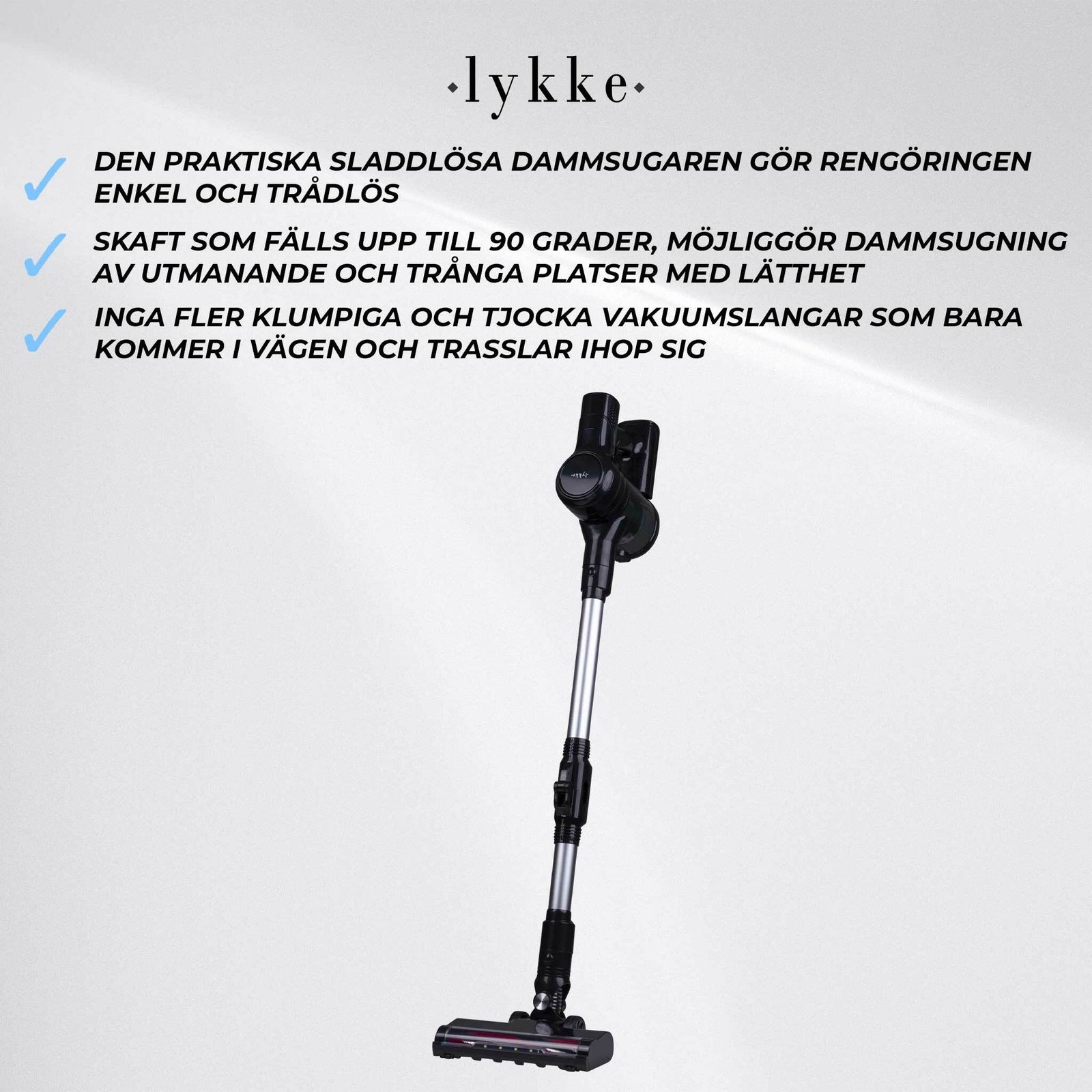Lykke Sladdlös dammsugare Pro 1000 V2