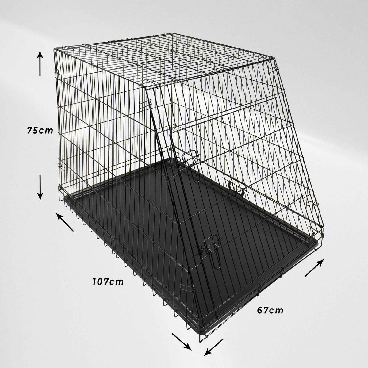 
              Trekker hundbur halvkombi XL