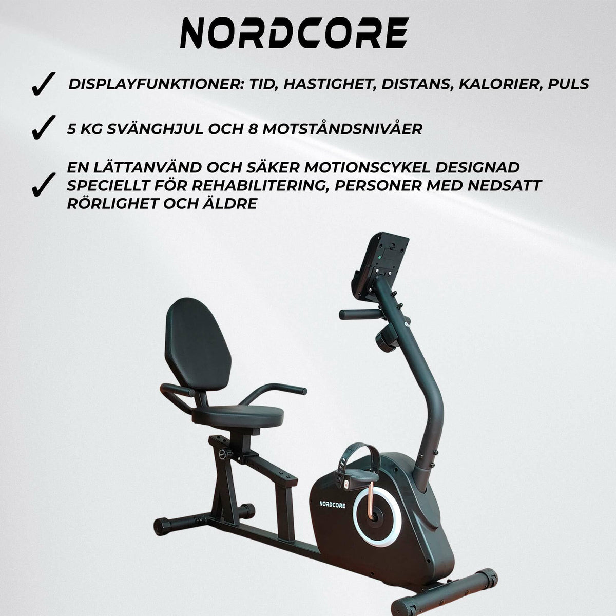 
              Nordcore Motionscykel RB 500