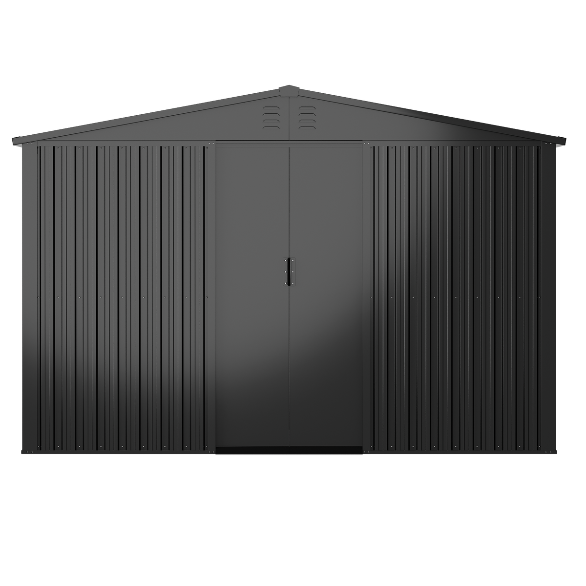 
              Fornorth Förråd 11m2, svart