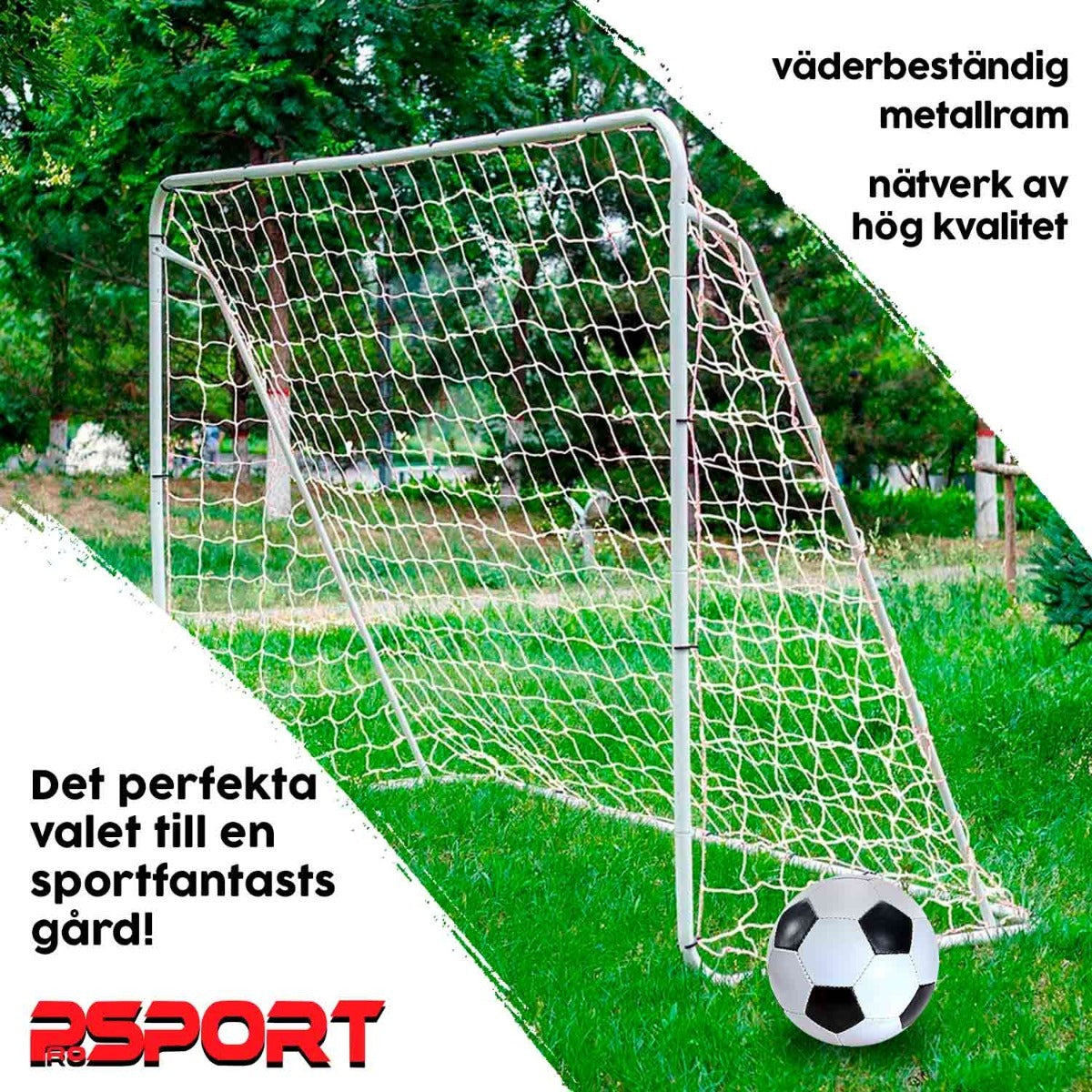 
              Prosport fotbollsmål Official 366 x 183 cm