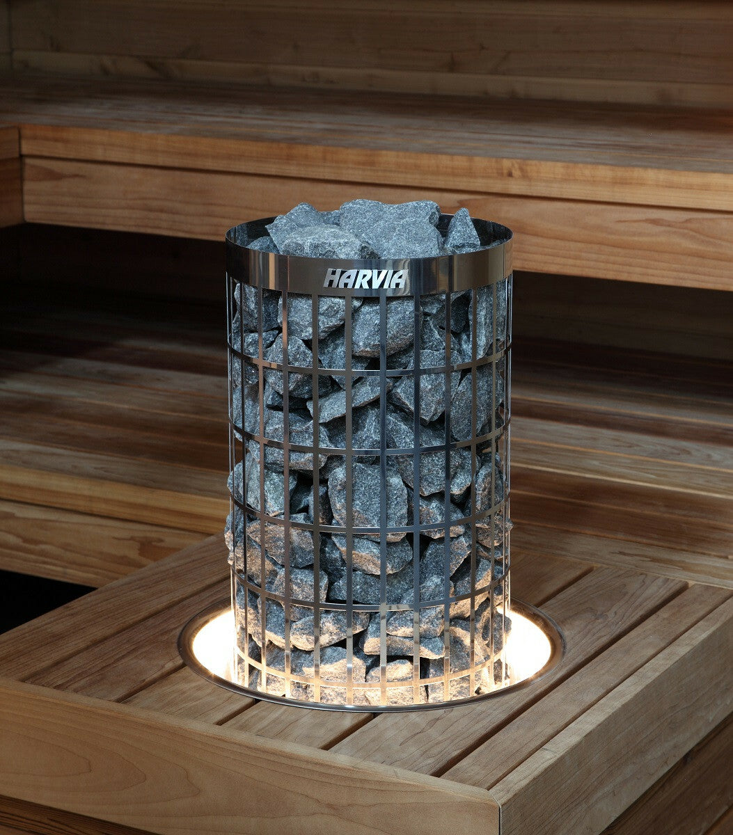 
              Bastuaggregat Harvia Cilindro PC70E, 6.8kW, 6-10m³, separat styrpanel