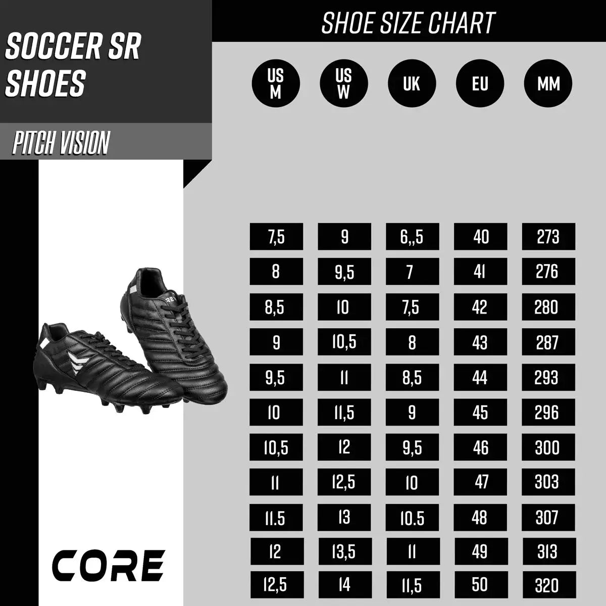 
              Core Fotbollsskor SR Pitch Vision