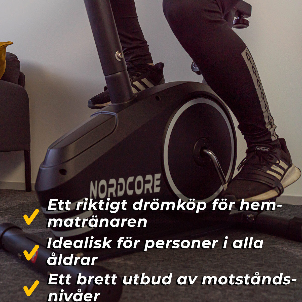 
              Nordcore motionscykel Core 600