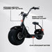 Swoop Kruiser elscooter N2, svart