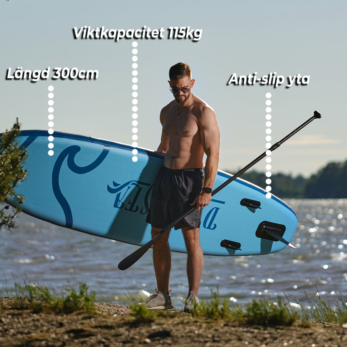 
              Deep Sea SUP-brädset Kayak Pro