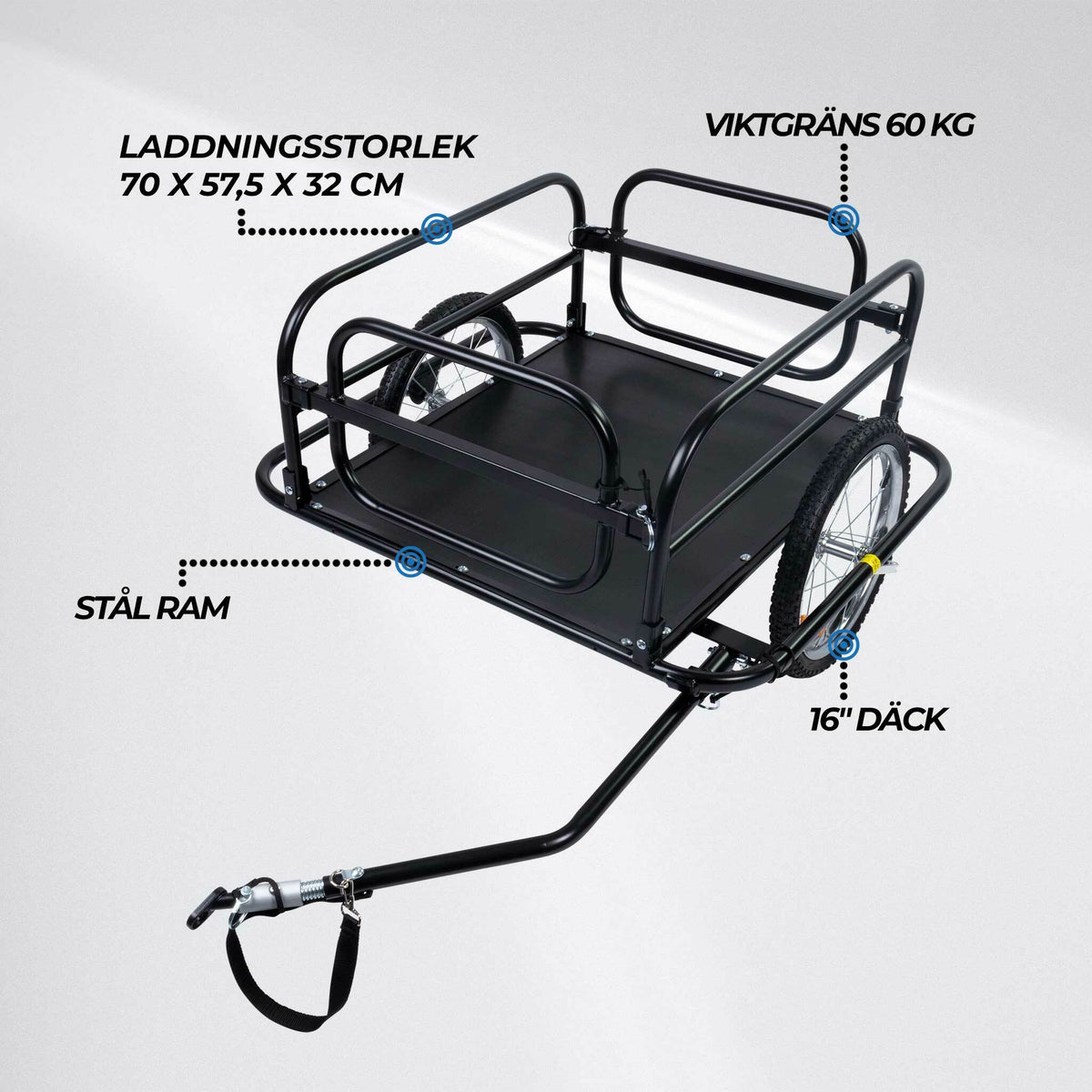 
              Trekker cykelkärra