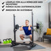 Core Half Rack skivstångsställning 107x60x150 cm, Svart