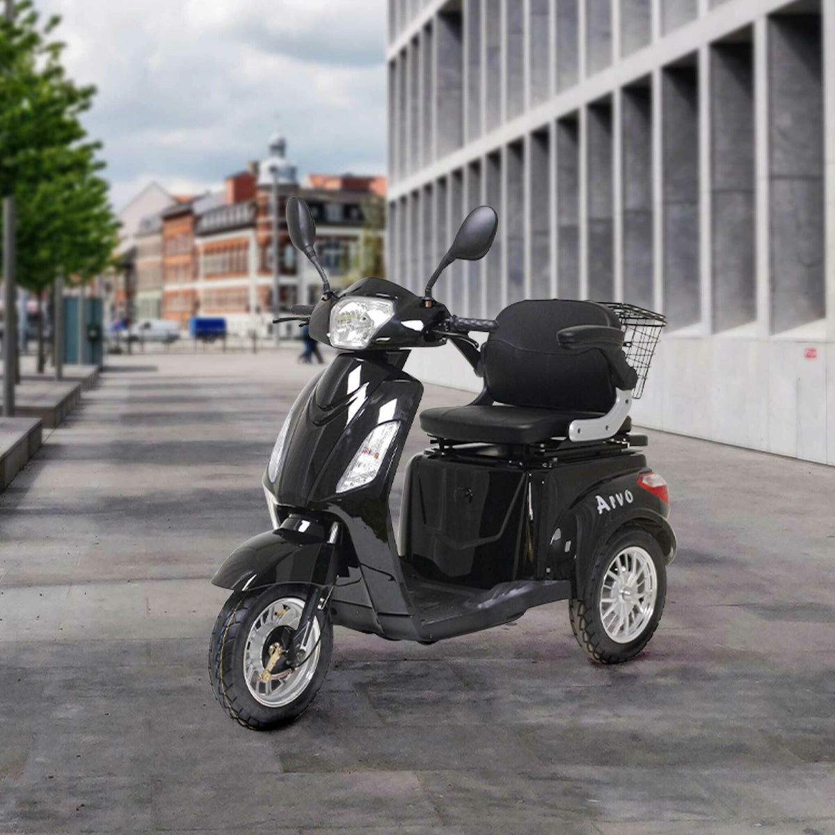 
              Arvo Promenadscooter P300 Svart