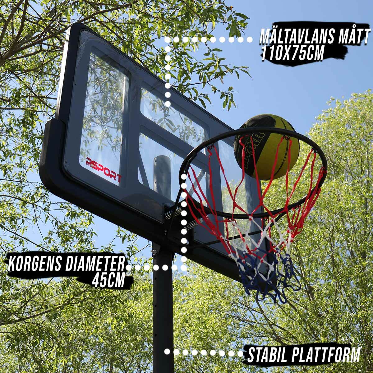 
              ProSport basketkorg 1,5-3,05 m
