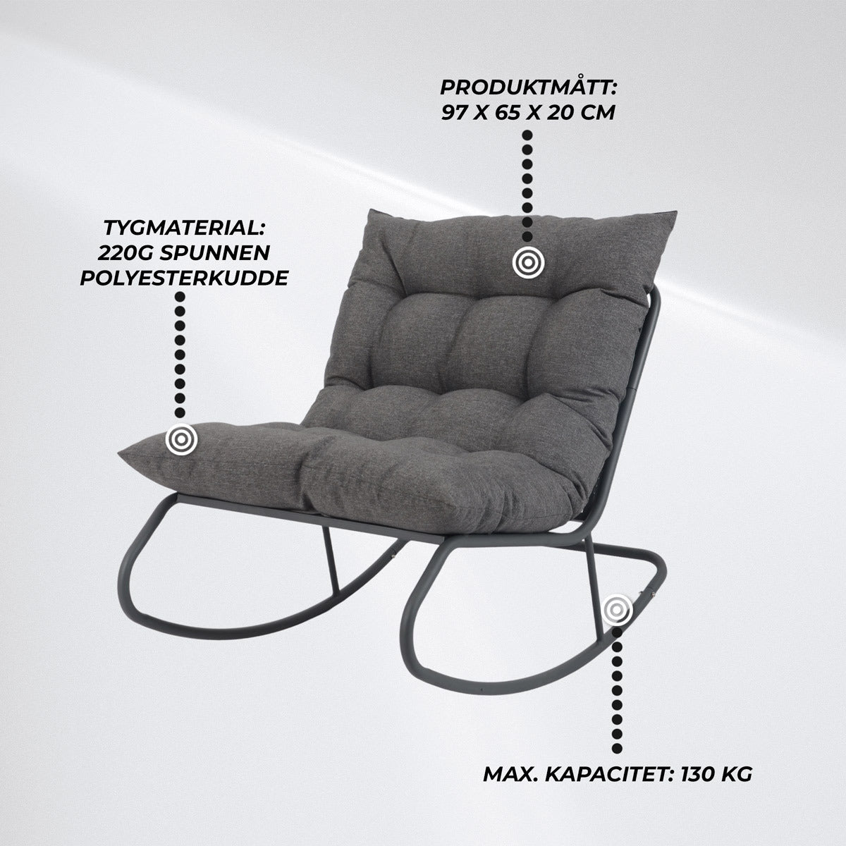 
              Lykke Gungstol Fjord, grå