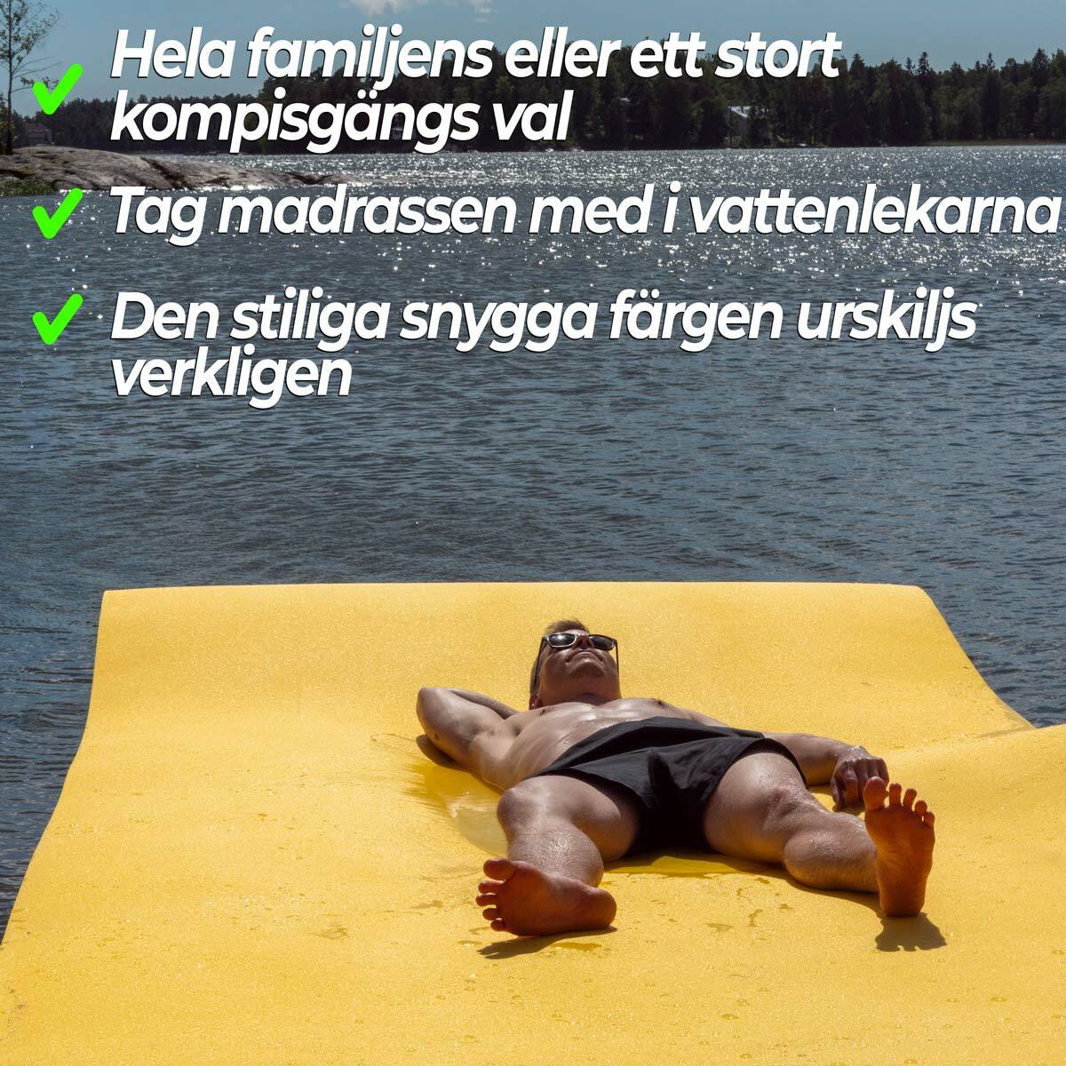 
              Röhnö Lagoon flytande matta