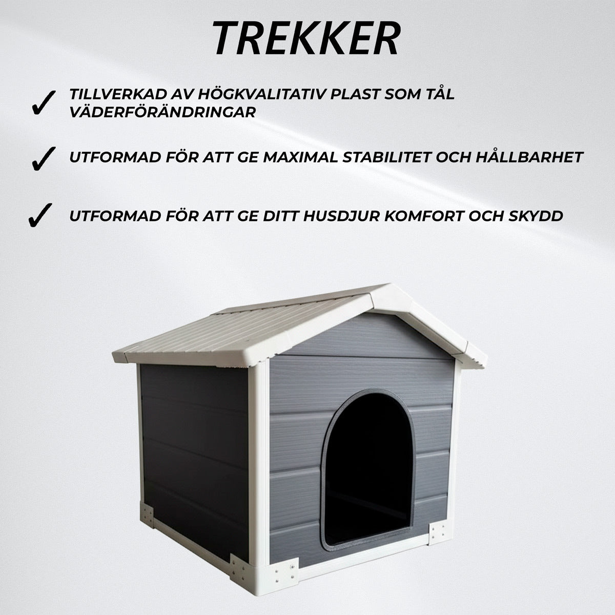 
              Trekker Hundkoja 94x92x81cm
