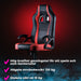 Kuura Gaming gamingstol Gamer, svart-röd