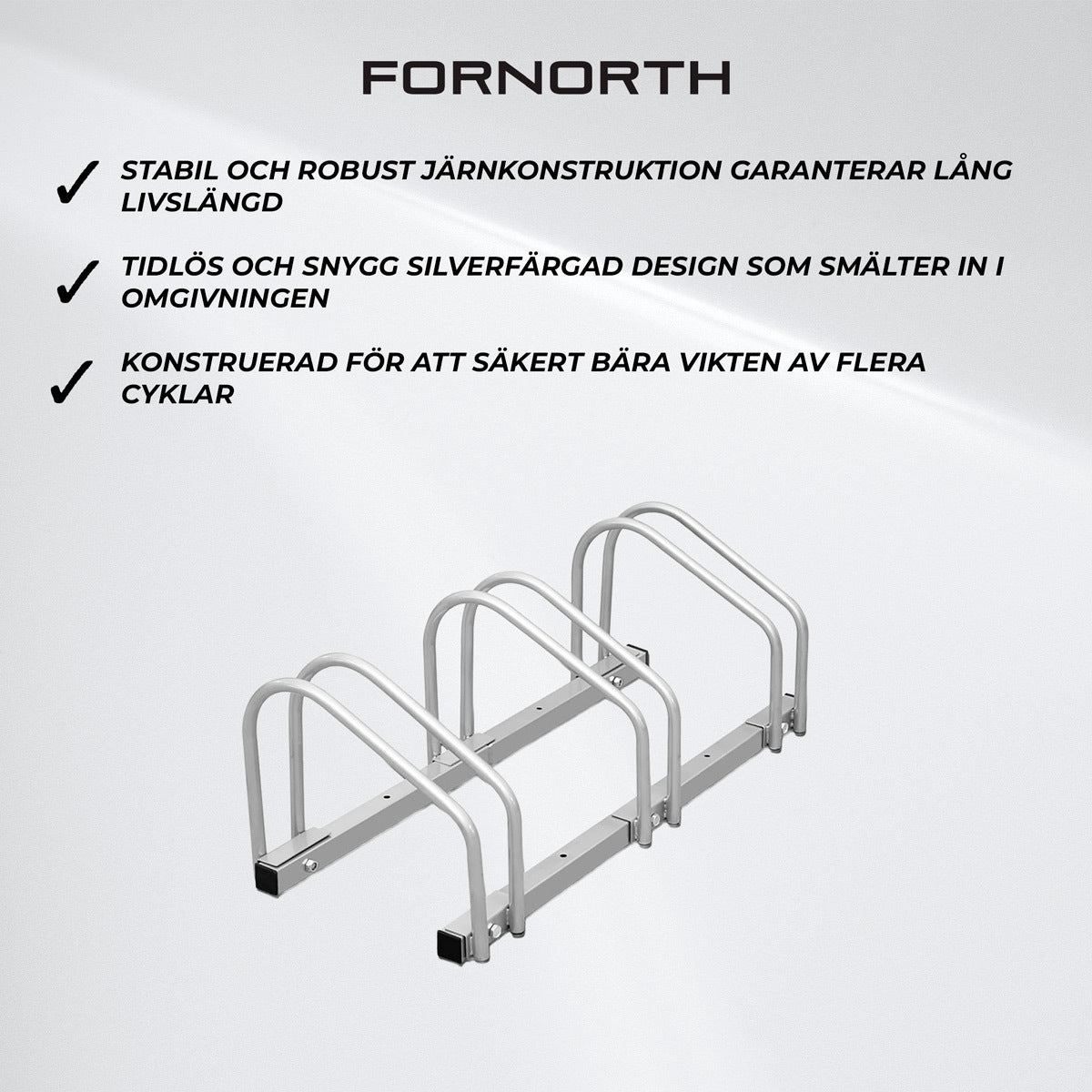 
              Fornorth Cykelställ, 3-plats