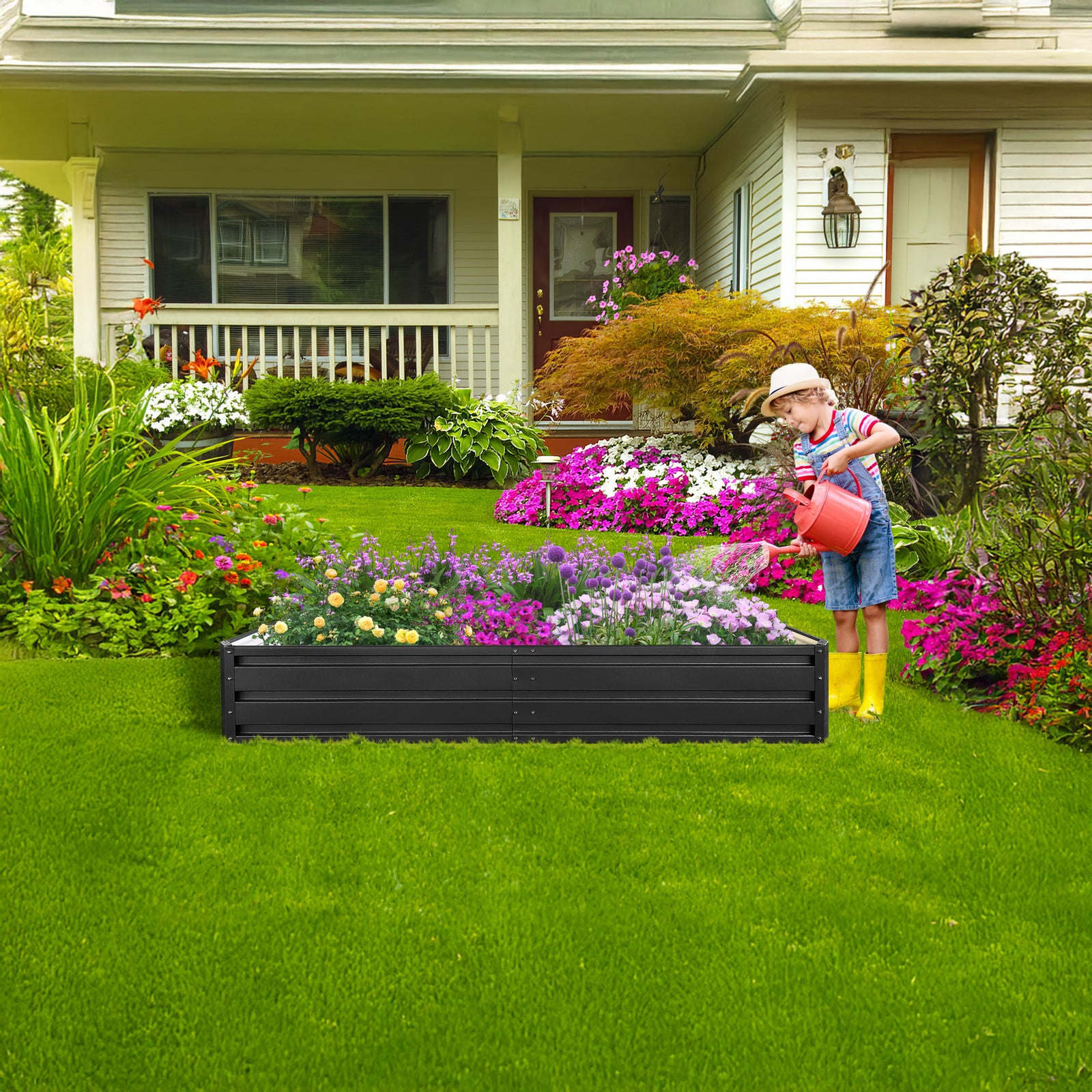 Lykke pallkrage 120x60x56cm, Svart