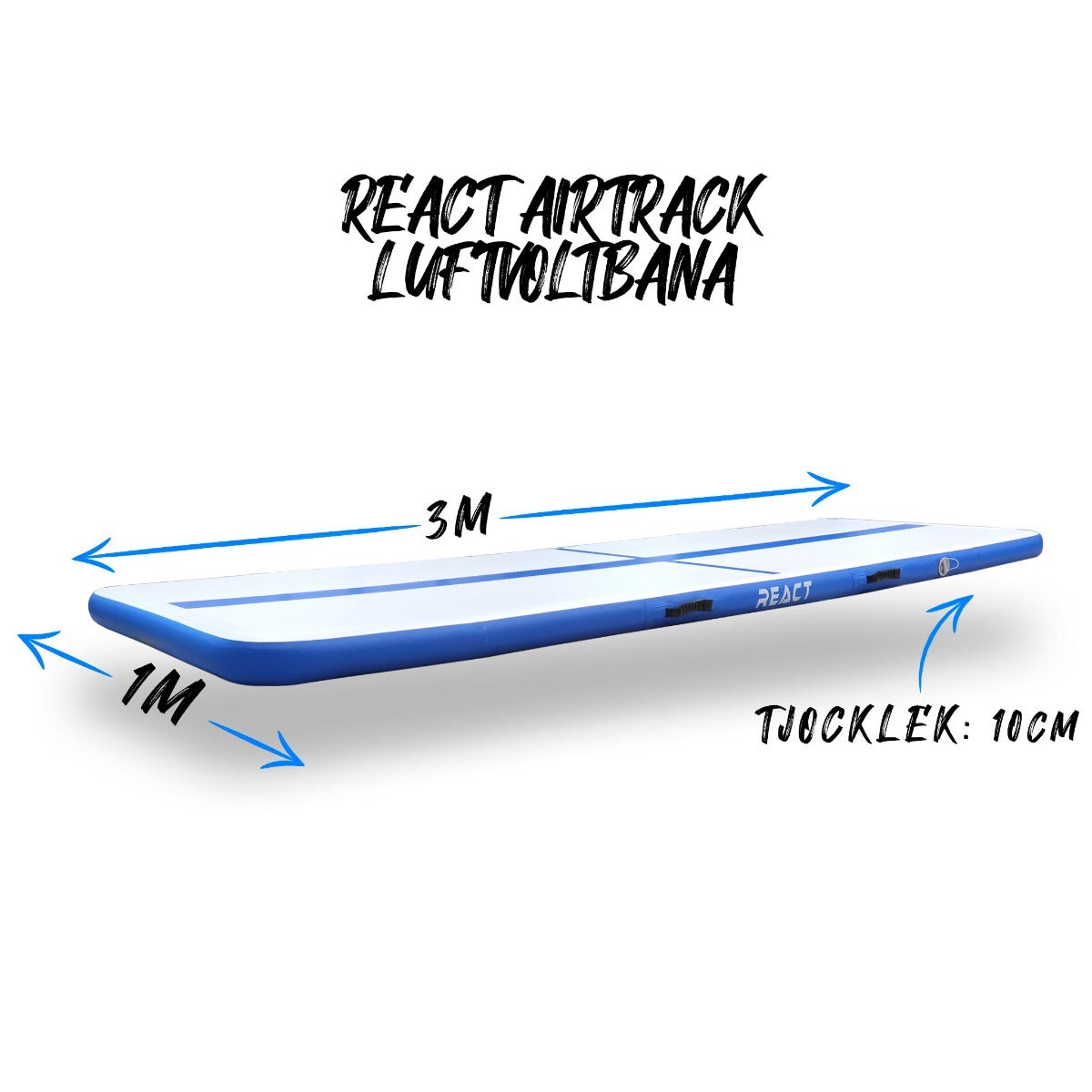 
              React 2 x AirTrack med handpump