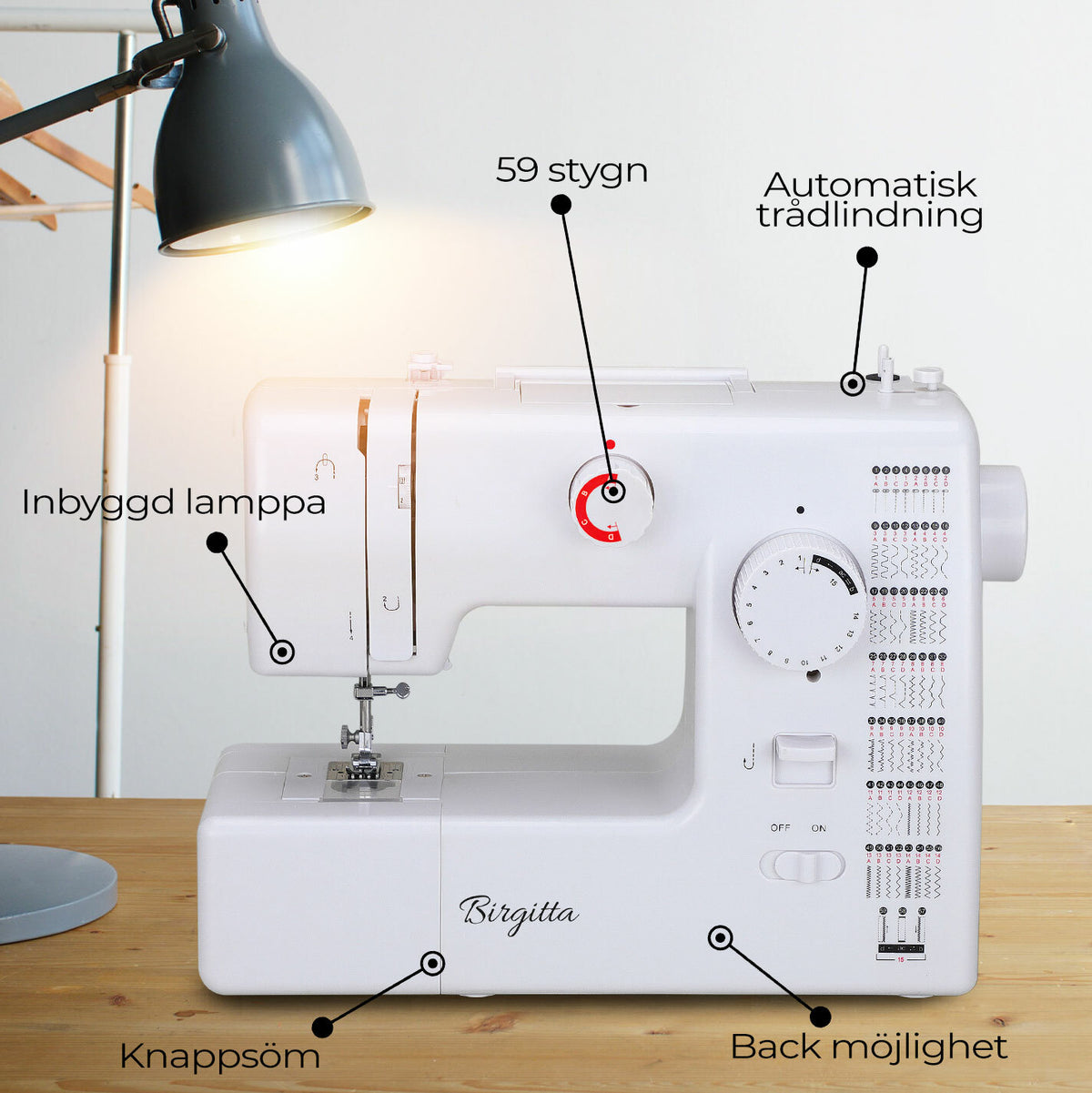 
              Birgitta Artisan symaskin