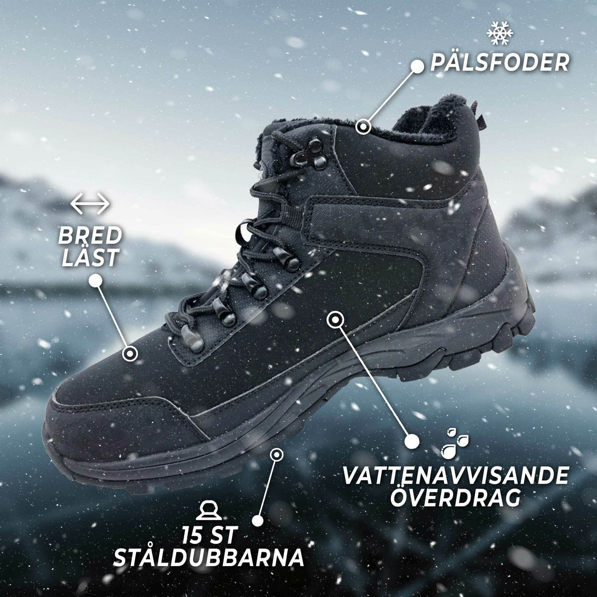 
              Trekker Dubbskor Havu, storlekar: 36-46