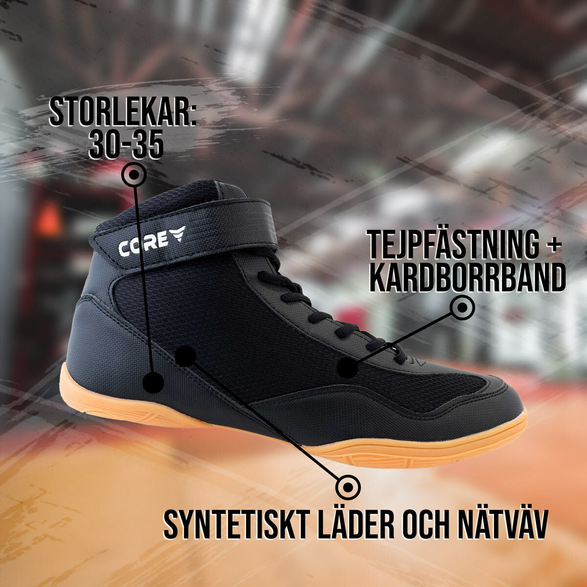 
              Nordcore Brottarskor Core för ungdomar