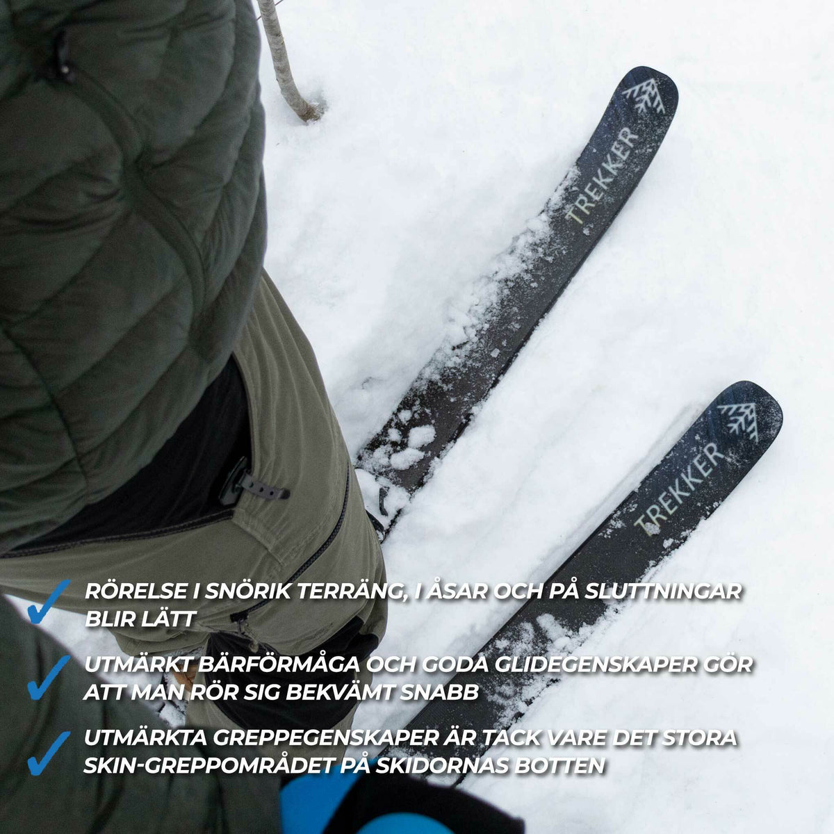 
              Trekker Turskidor 160cm