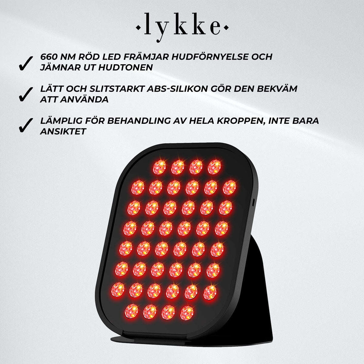 
              Lykke Rödljuslampa Röd LED Pro