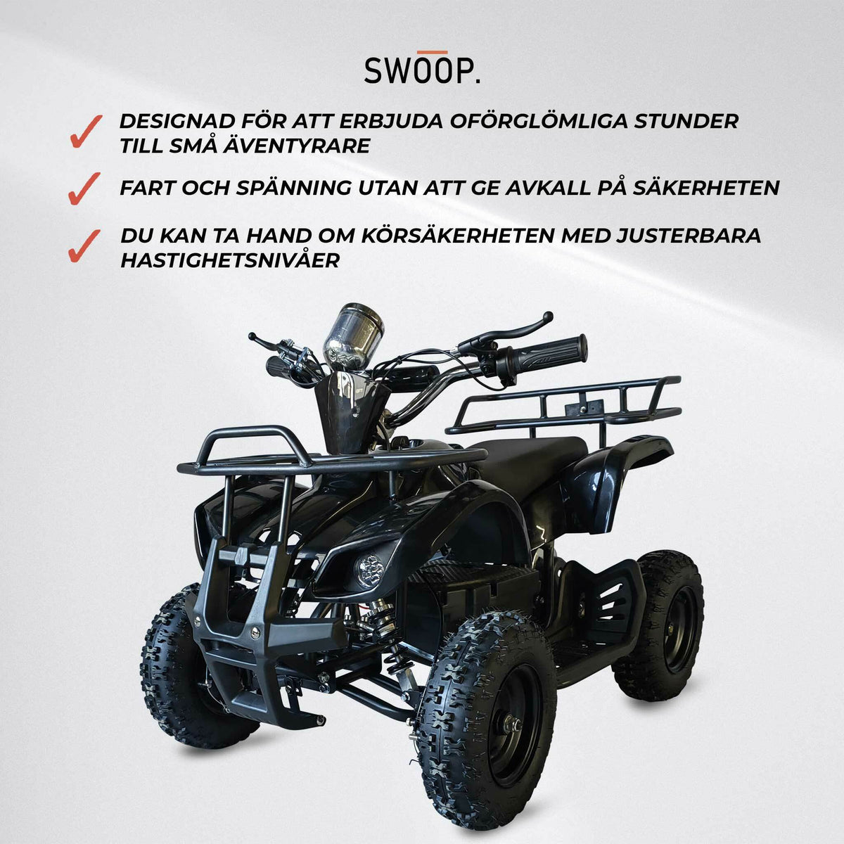 
              Swoop El Fyrhjuling Ranger 1000W