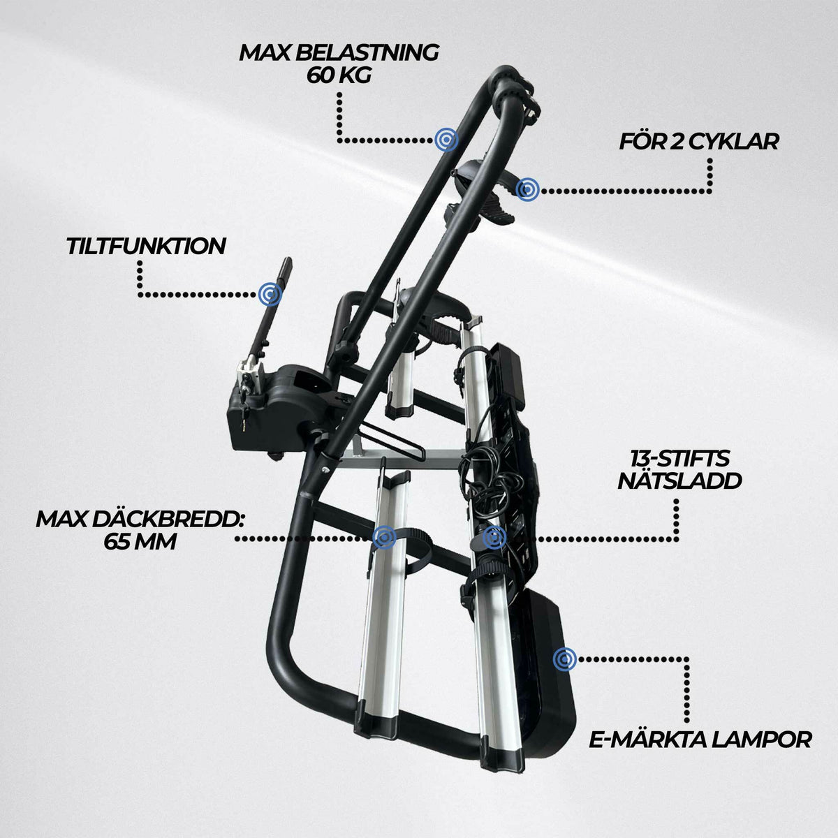 
              Trekker Cykelhållare 2 cyklar X200