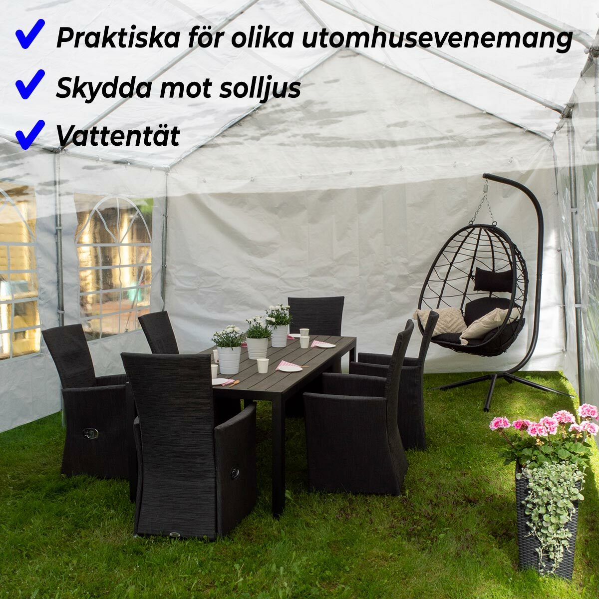 
              Lykke Partytält 4x8m Premium