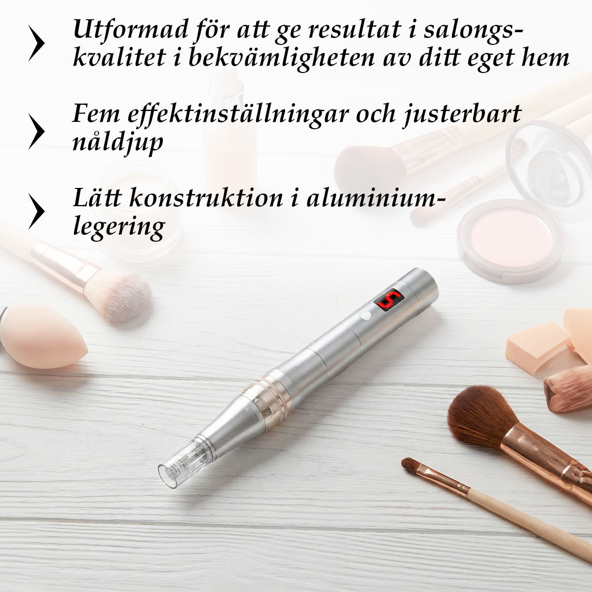 
              Lykke Microneedling Pen Professional, Silver