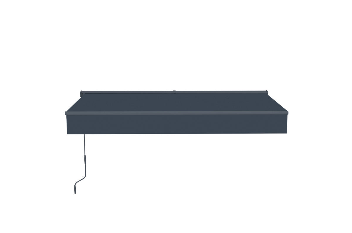 Lykke Halvkassettmarkis 2,95x2,5 m motoriserad, mörkgrå