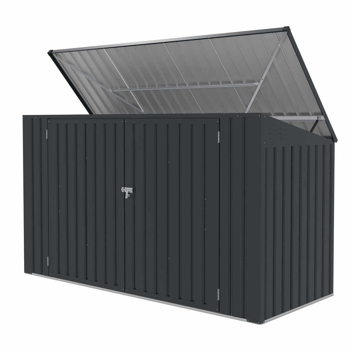 
              Fornorth Sopskjul 237x101x131cm, mörkgrå