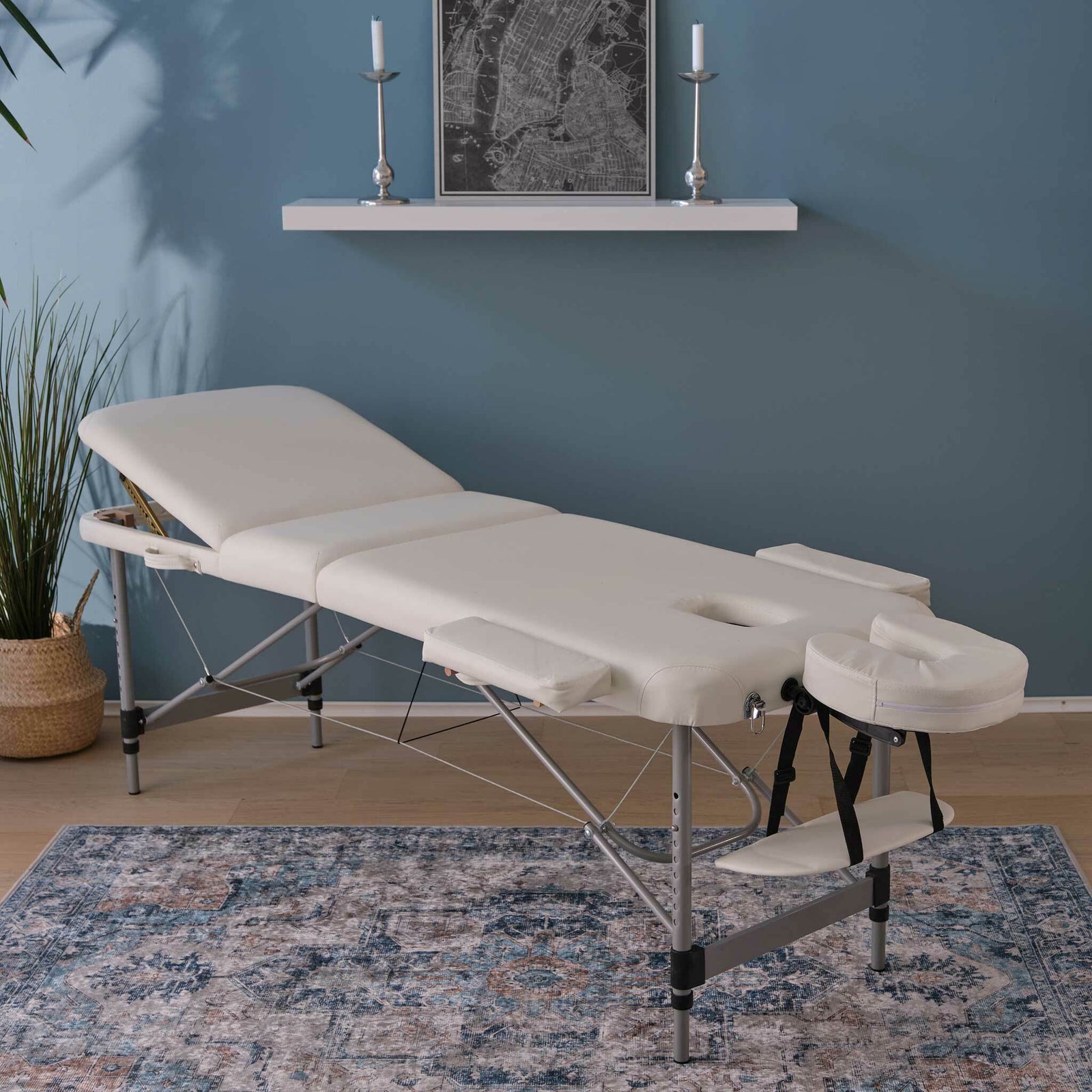 Core massagebänk A300, vit