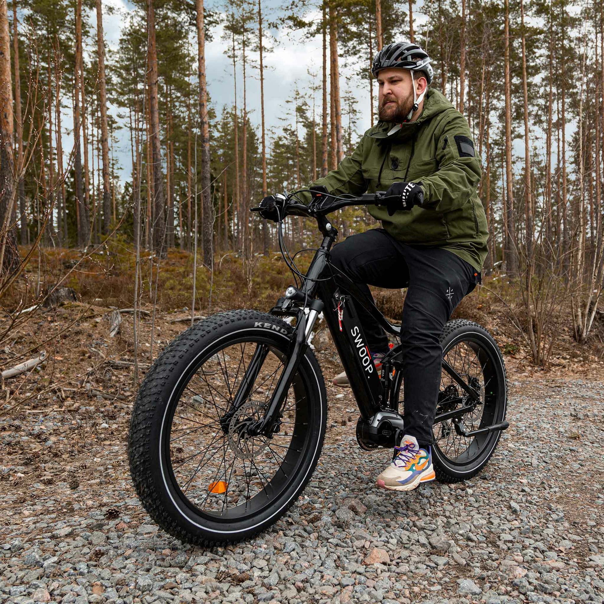 Swoop Fatbike Elcykel Ranger, 26"