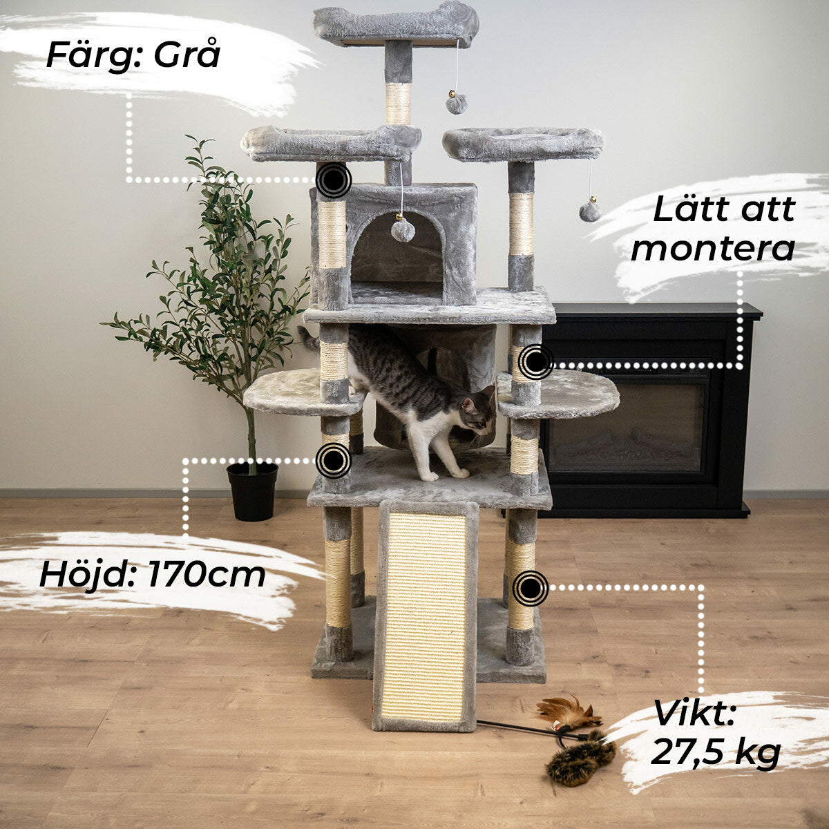 
              Trekker Klösträd Tower 170cm