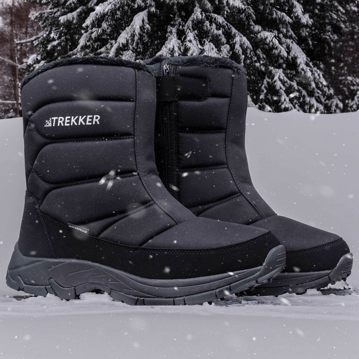 
              Trekker Dubbskor Värmestövlen, Storlekar 36-46