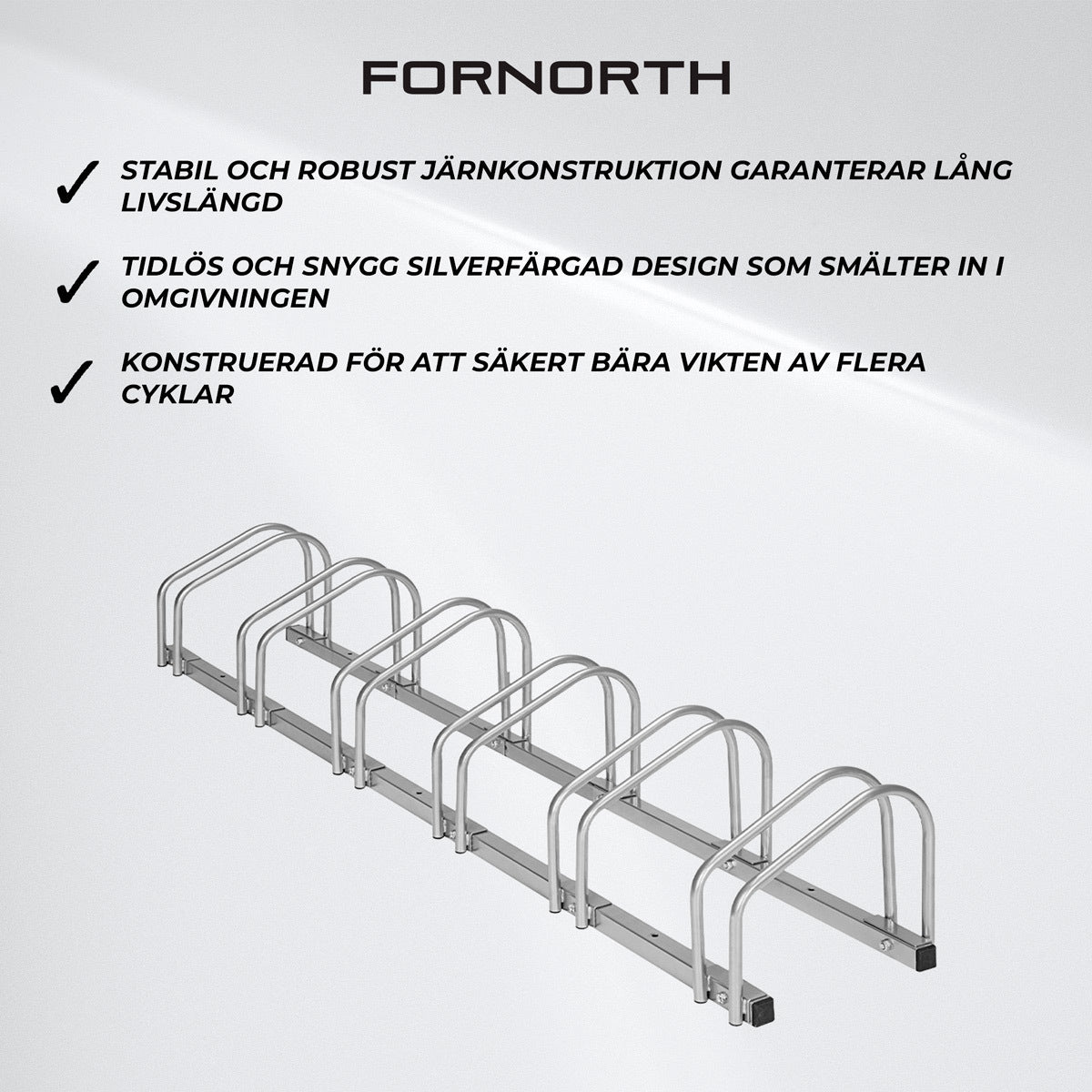 
              Fornorth Cykelställ, 6-plats