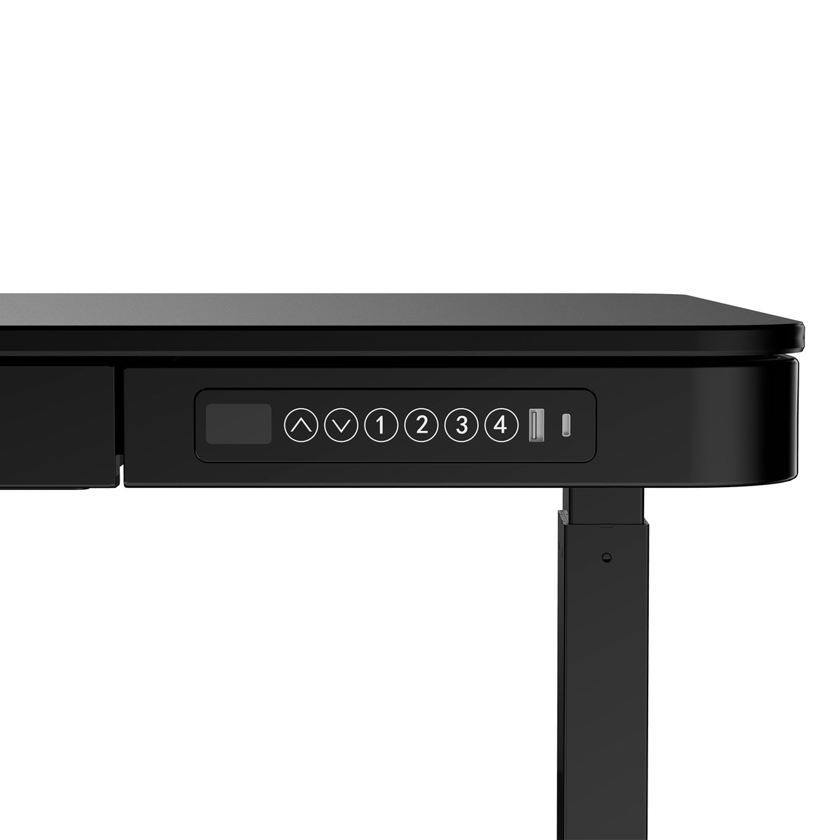 
              Lykke Elektriskt höj- och sänkbart skrivbord 120x60cm Polar, svart